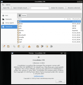 linux file managers, crosslinker fm, linux programs