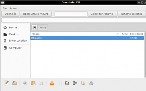 Linux file managers, Crosslinker FM