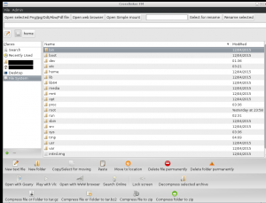 crosslinker fm, linux file managers.