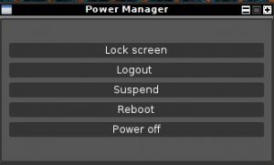 power manager, linux applications, linux power management